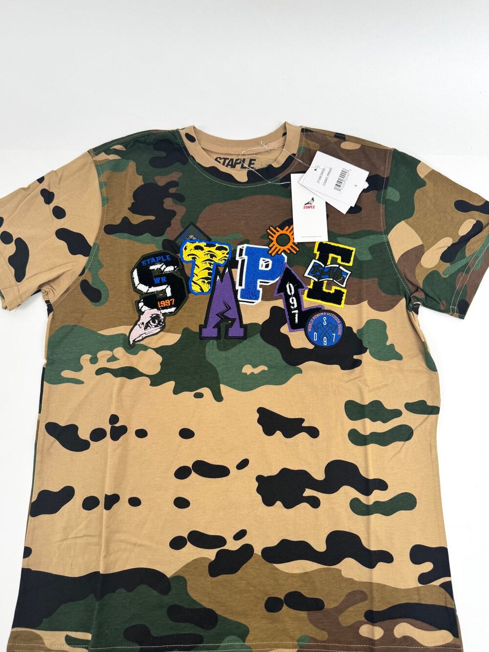 Men's Jeff Staple NWT Astoria Camo Logo Oversized T-Shirt Size S